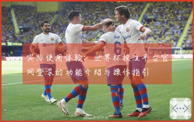 实际使用体验:世界杯投注平台官网登录的功能介绍与操作指引
